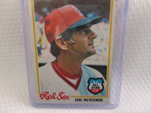 lot 182 image: 1978 Topps Carl Yastrzemski Card...