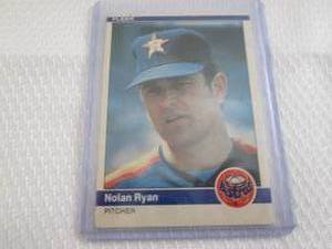 lot 211 image: 1984 Fleer Nolan Ryan Card...