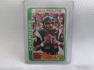 lot 215 image: 1978 Topps Dan Fouts Card...