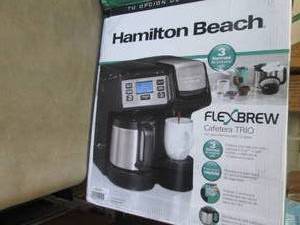 lot 328 image: Hamilton Beach FlexBrew Trio Coffee...