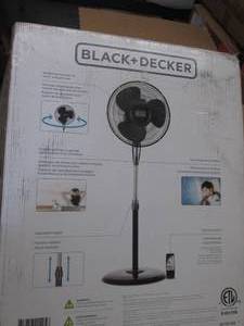 lot 337 image: BLACKDECKER 16 Oscillating Pedest...