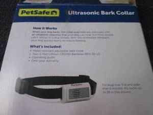 lot 344 image: Pet Safe Ultrasonic Bark Control Co...