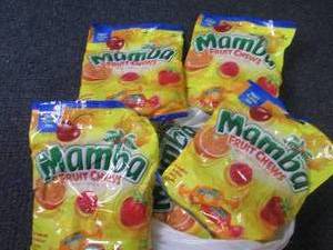 lot 361 image: 6- 7.05 oz Mamba Fruit Chews...