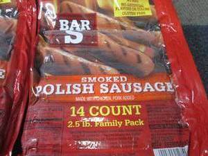 lot 381 image: AA 2- 40 oz FROZEN Bar S Smoked Pol...