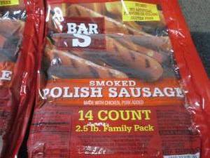 lot 383 image: AA 2- 40 oz FROZEN Bar S Smoked Pol...