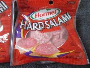 lot 385 image: BB 4- 5 oz FROZEN Hormel Hard Salam...