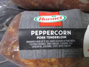 lot 394 image: CC 2 FROZEN Hormel Peppercorn  Pork...
