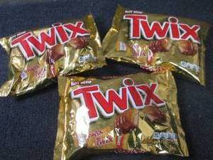 lot 417 image: 3- 10.83 oz Twix Fun Size...