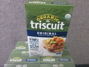 lot 431 image: 12-9 oz Organic Original Triscuits...