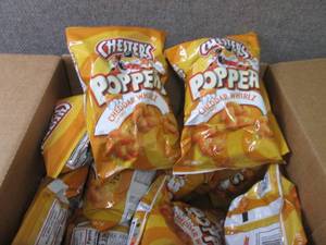 lot 436 image: 12- 2 oz Chesters Cheddar Whirlz P...