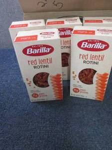 lot 438 image: 5- 8.8 oz Barilla Red Lentil Rotini...