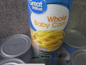 lot 455 image: 12- 15 oz Great Value Whole Baby Co...