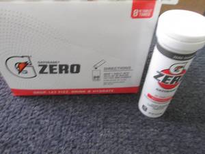 lot 488 image: 8- 10 ct Watermelon Gatorade Zero T...