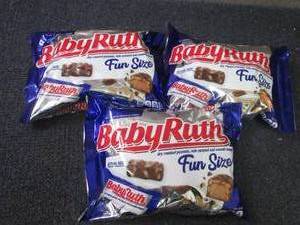 lot 523 image: 3- 10.2 oz Baby Ruth Fun Size...