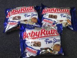 lot 524 image: 3- 10.2 oz Baby Ruth Fun Size...