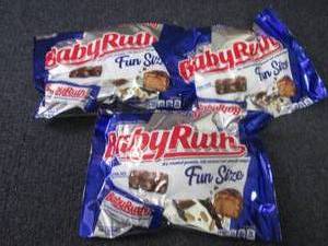 lot 528 image: 3- 10.2 oz Baby Ruth Fun Size...