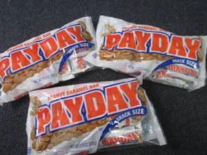 lot 531 image: 3-11.6 oz Pay Day Snack Size...