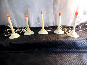 Vintage Electric Halloween Candles