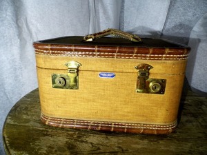 Carry on Train Case full of Sewing Needs