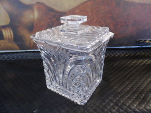 Tall Glass Dish