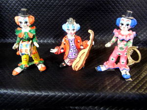 3 Whimsical Clowns
