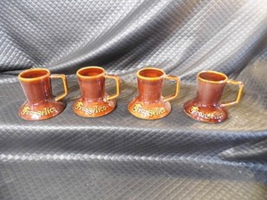 4 Frangelico Footed Mugs