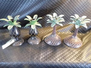 Pine Apple Candle Stick Holders