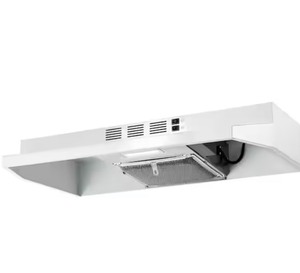 AKDY 30 in. White Under Cabinet Range Hood with Charcoal Filter
