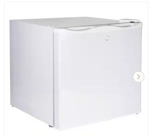 Koolatron Mini Upright Freezer 1.2 cu. ft.. (34L) White, Manual Defrost, Flat Back, Reversible Door