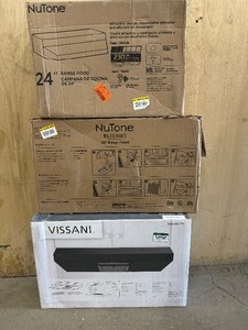 Lot of 3 Assorted Hood Ranges Customer Return see Pictures