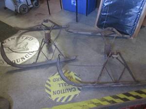 (EW4) Antique Sleigh Buggy Runners ...