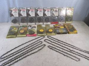 (EW4) Assorted Chainsaw Blades...