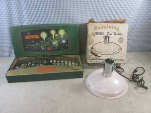 (EW3) Vintage Revolving Christmas T...