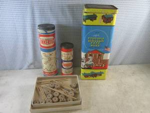 (CS) Vintage Tinkertoys and Lincoln...