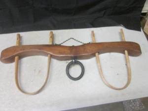 (RM5) Vintage Wood Double Ox Yoke...