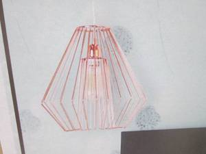 (D-3) Copper Color Cage Hanging Pen...