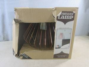 (A-2) Copper Color Cage Hanging Pen...