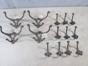 (BSB) 2 Styles of Metal Coat Hooks...