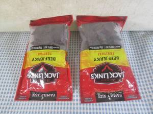 (B-1) 2 Family Size Bags Jack Links...