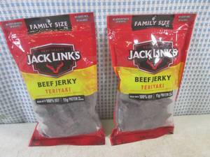 (B-1) 2 Family Size Bags Jack Links...