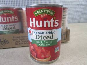 (C-2) 12 Cans of Hunts No Salt Adde...