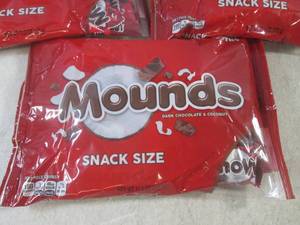(B-3) 3 Bags of Snack Size Mounds C...