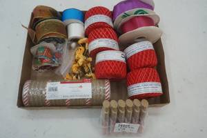 lot 211 image: Ribbon and Thread Lot
