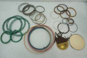 lot 212 image: Embroidery Hoops