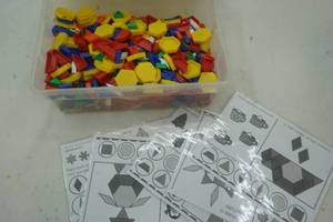 lot 215 image: Plastic Geometric Shapes