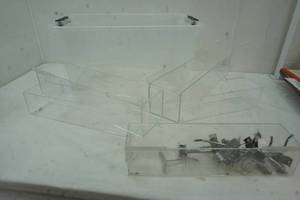 lot 258 image: Acrylic Display Boxes and Peg Hooks Lot
