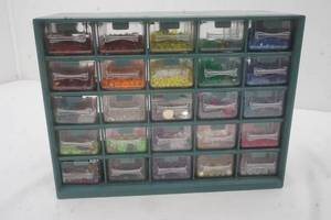 lot 265 image: Bead Lot and Storage Container