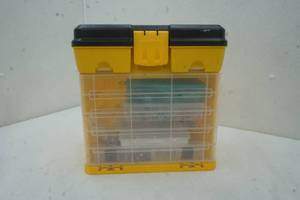 lot 266 image: Bead lot with storage container