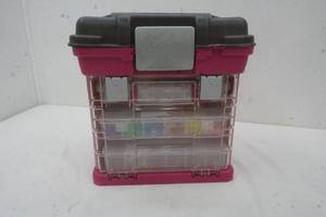lot 267 image: Bead lot with storage container