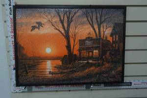 lot 78 image: framed jigsaw puzzle